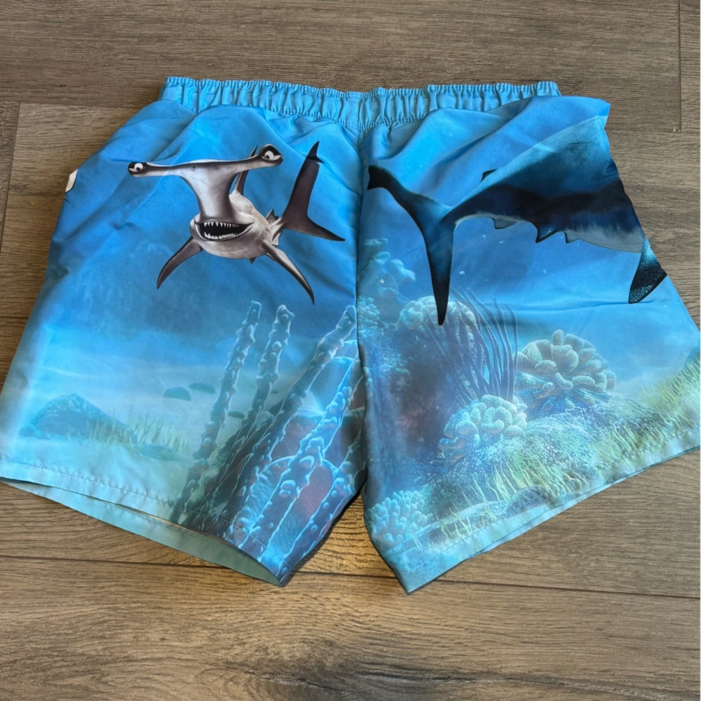 Finding Nemo Swim Trunks | H&M Kids Swim Trunks - Disney Pixar | Nemo and Sharks - Picture 6 of 9